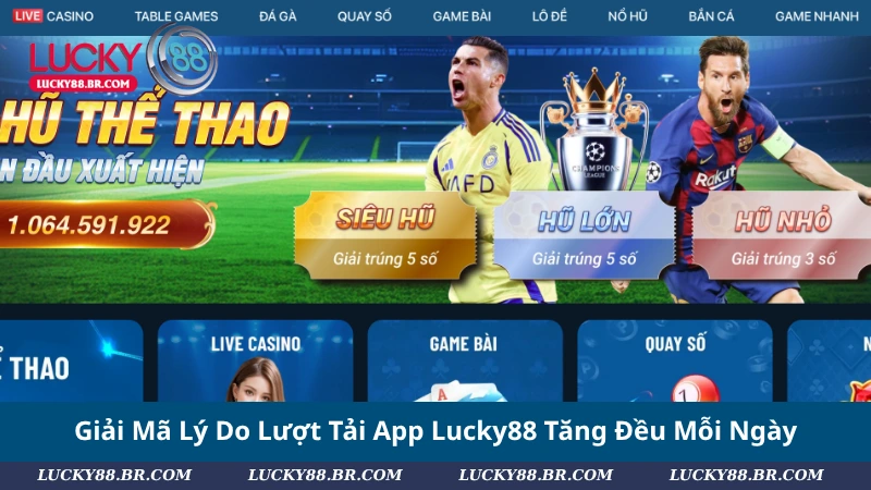 Giải Mã Lý Do Lượt Tải App Lucky88 Tăng Đều Mỗi Ngày