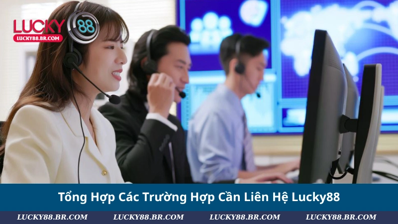 Tổng Hợp Các Trường Hợp Cần Liên Hệ Lucky88